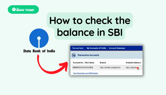 How to check Balance in SBI