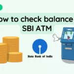 check balance from SBI ATM