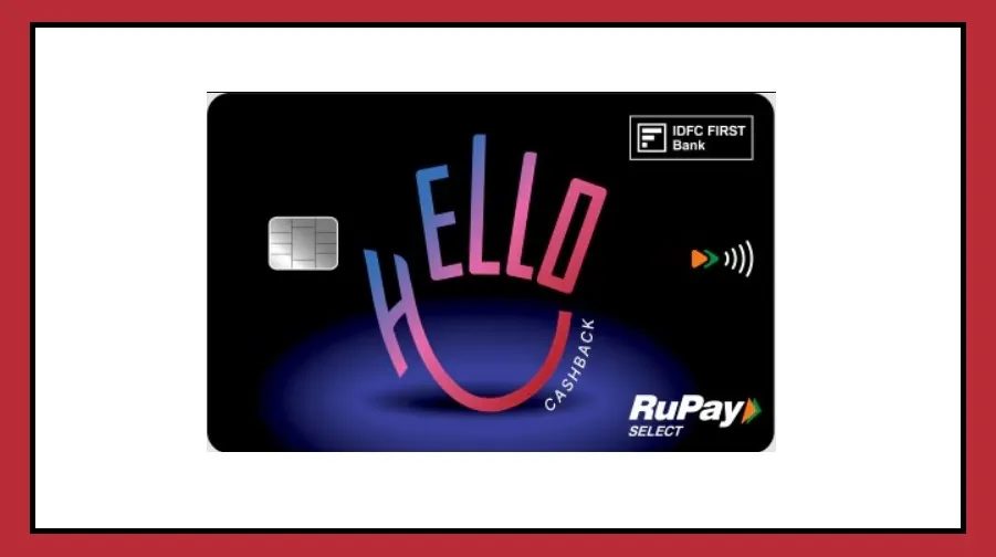IDFC HelloCashback CreditCard result